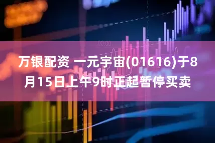 万银配资 一元宇宙(01616)于8月15日上午9时正起暂停买卖